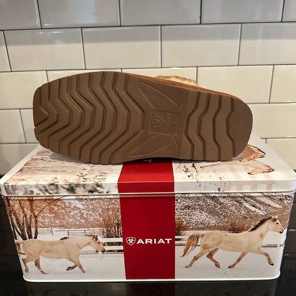 NEW ARIAT JACKIE EXOTIC EMBOSSED SLIPPERS SIZE 8 - Picture 4 of 6